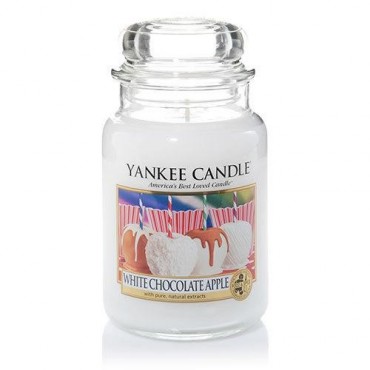 Duża świeca White Chocolate Apple Yankee Candle