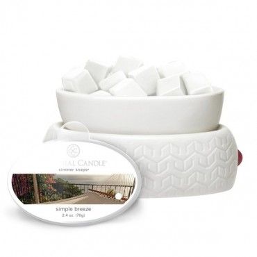 Simmer Snaps Simple Breeze Colonial Candle