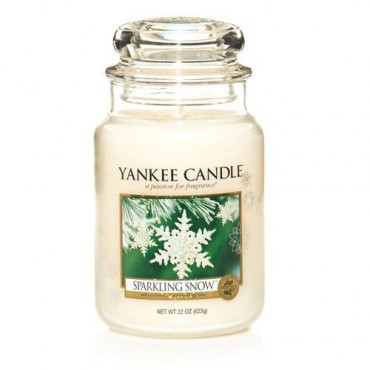 Duża świeca Sparkling Snow Yankee Candle