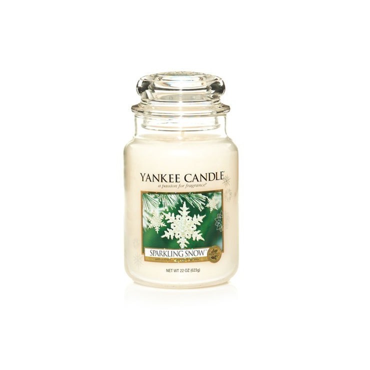 Duża świeca Sparkling Snow Yankee Candle Duża świeca Sparkling Snow Yankee Candle