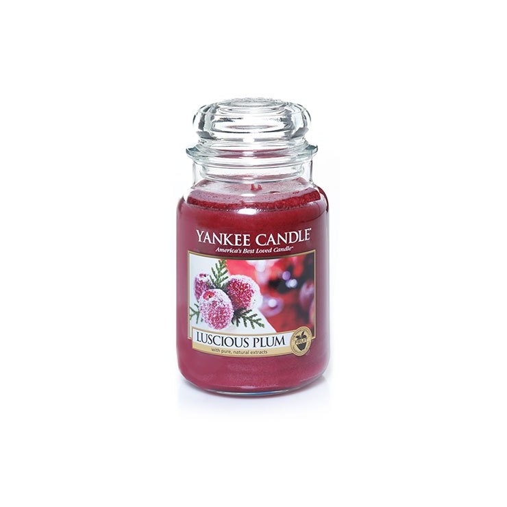 Duża świeca Luscious Plum Yankee Candle Duża świeca Luscious Plum Yankee Candle