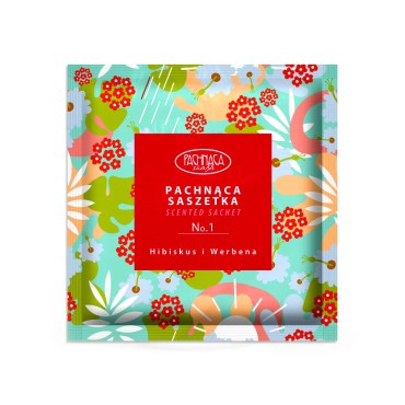 Saszetka do szafy Hibiskus i Werbena Pachnąca Szafa