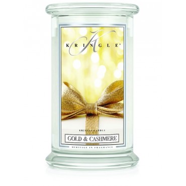 Duża świeca Gold & Cashmere Kringle Candle