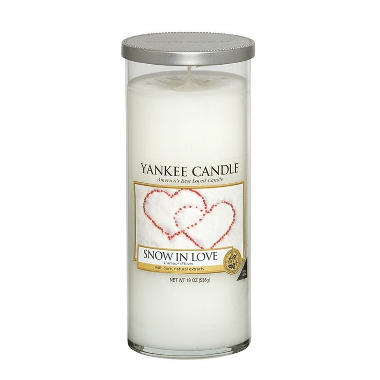 Duży pilar Snow in Love Yankee Candle Duży pilar Snow in Love Yankee Candle