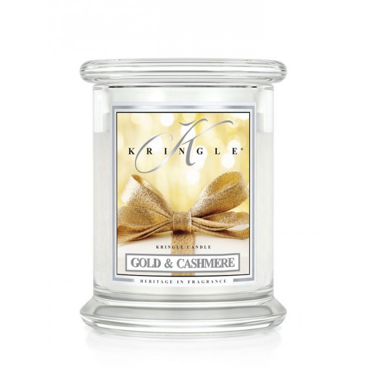 Średnia świeca Gold & Cashmere Kringle Candle Średnia świeca Gold & Cashmere Kringle Candle