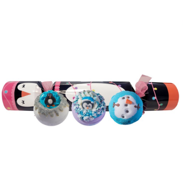 Zestaw upominkowy w kształcie cukierka Festive Penguin Bomb Cosmetics