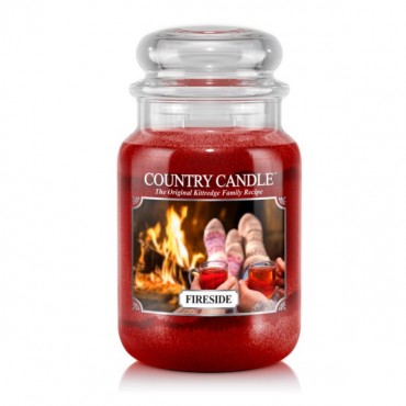 Duża świeca Fireside Country Candle