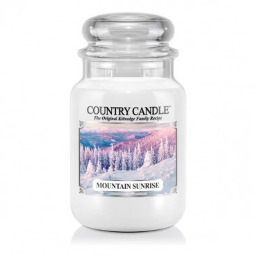 Duża świeca Mountain Sunrise Country Candle