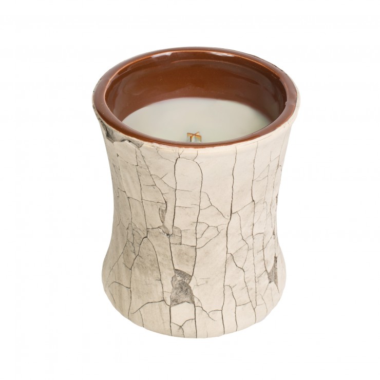 Ceramiczna świeca klepsydra Fireside WoodWick Ceramiczna świeca klepsydra Fireside WoodWick
