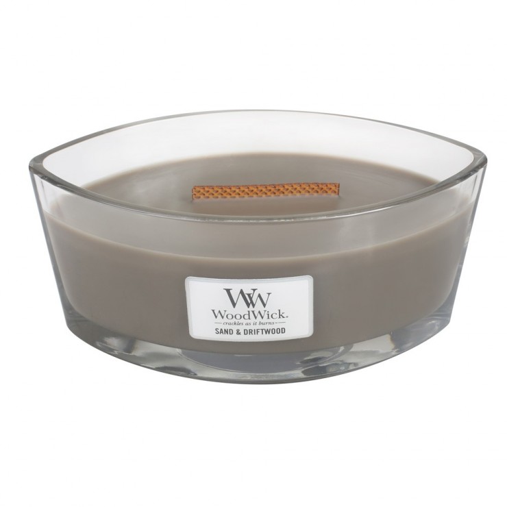 Świeca Hearthwick Sand & Driftwood WoodWick Świeca Hearthwick Sand & Driftwood WoodWick