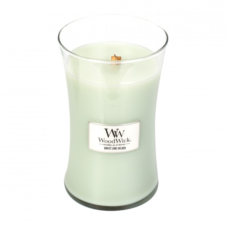 Duża Świeca Sweet Lime Gelato WoodWick Duża Świeca Sweet Lime Gelato WoodWick