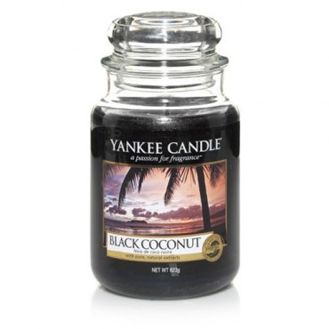 Duża świeca Black Coconut Yankee Candle