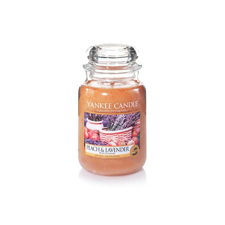 Duża świeca Peach & Lavende Yankee Candle Duża świeca Peach & Lavende Yankee Candle