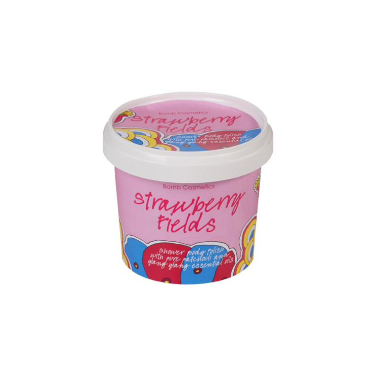 Peeling pod prysznic TRUSKAWKOWE POLA – Bomb Cosmetics Peeling pod prysznic TRUSKAWKOWE POLA – Bomb Cosmetics