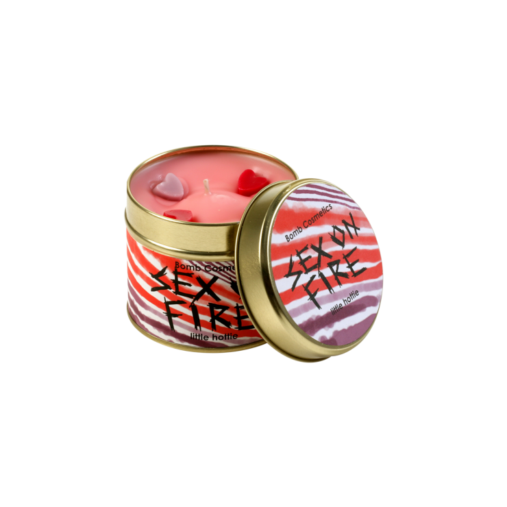 Świeca zapachowa w puszce PŁONĄCE ZMYSŁY – Bomb Cosmetics