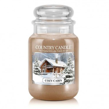 Duża świeca Cozy Cabin Country Candle