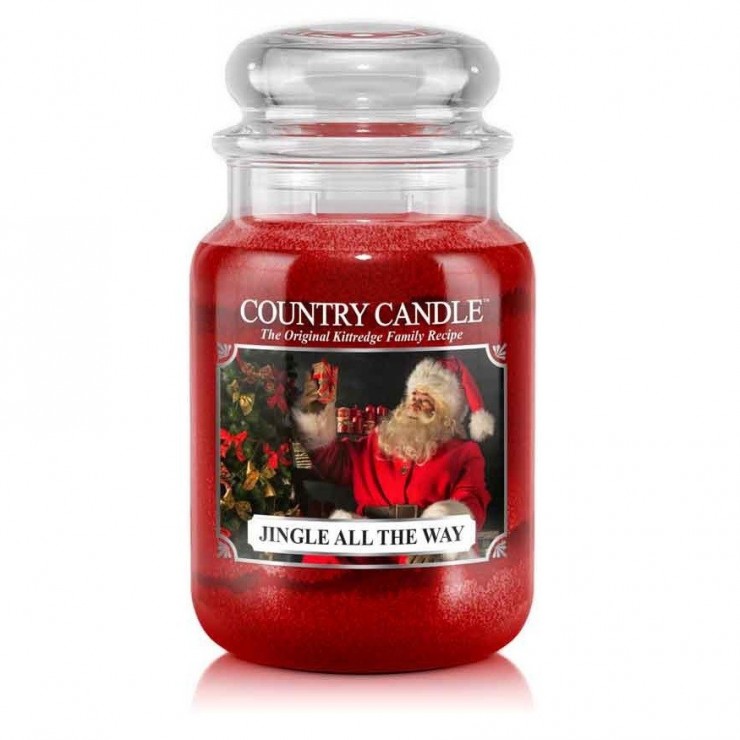 Duża świeca Jingle All The Way Country Candle