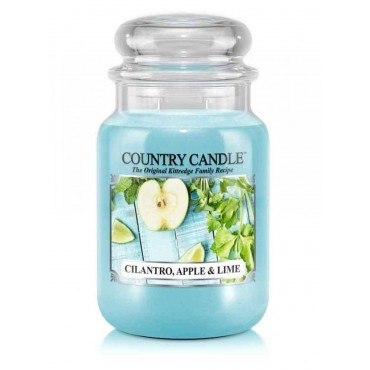 Duża świeca Cilantro, Apple & Lime Country Candle