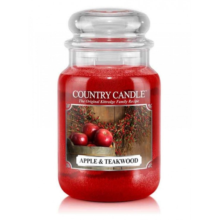 Duża świeca Apple & Teakwood Country Candle Duża świeca Apple & Teakwood Country Candle