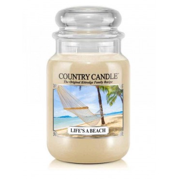 Duża świeca Life s A Beach Country Candle