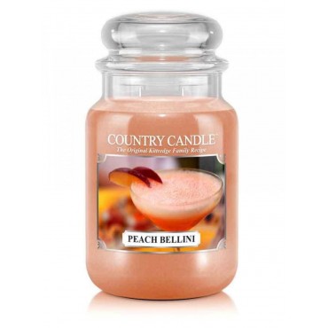 Duża świeca Peach Bellini Country Candle