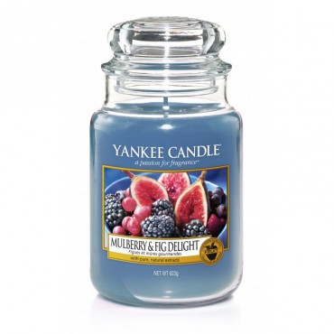 Duża świeca Mulberry & Fig Delight Yankee Candle