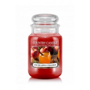 Duża świeca Spiced Apple Chai-der Country Candle