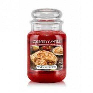 Duża świeca Warm Apple Pie Country Candle