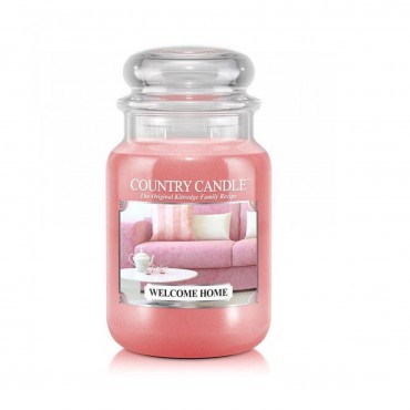 Duża świeca Welcome home Country Candle