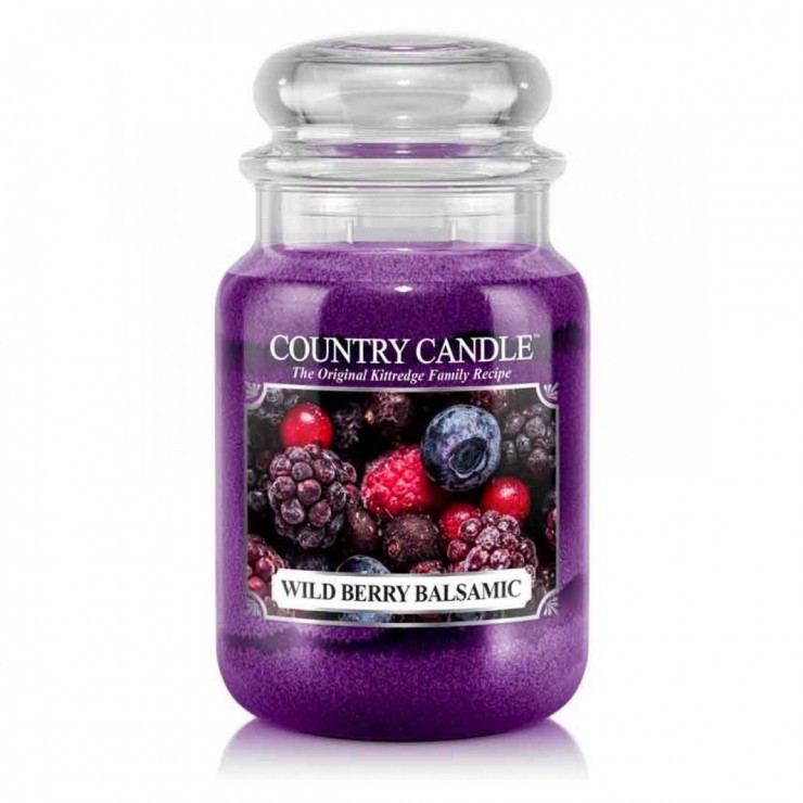 Duża świeca Wild Berry Balsamic Country Candle Duża świeca Wild Berry Balsamic Country Candle