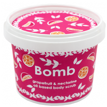 Naturalny peeling pod prysznic GREJPFRUT i NEKTARYNKA Bomb Cosmetics