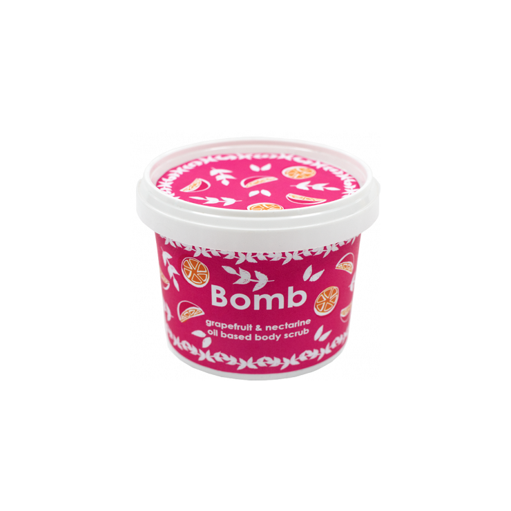 Naturalny peeling pod prysznic GREJPFRUT i NEKTARYNKA Bomb Cosmetics Naturalny peeling pod prysznic GREJPFRUT i NEKTARYNKA Bomb Cosmetics