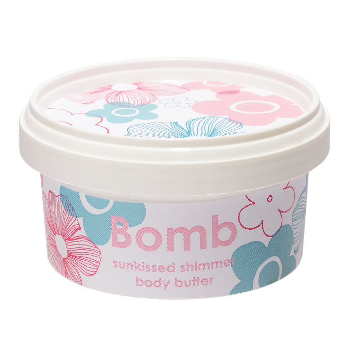 Masło do ciała z 30% Shea POCAŁUNEK SŁOŃCA z połyskiem Bomb Cosmetics Masło do ciała z 30% Shea POCAŁUNEK SŁOŃCA z połyskiem Bomb Cosmetics