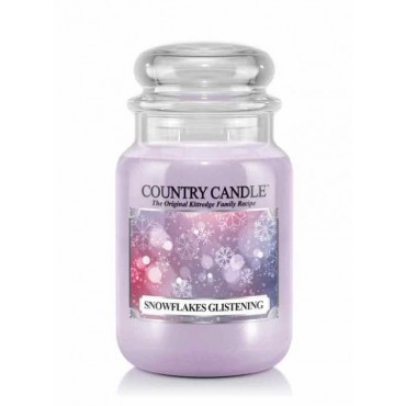 Duża świeca Snowflakes Glistening Country Candle