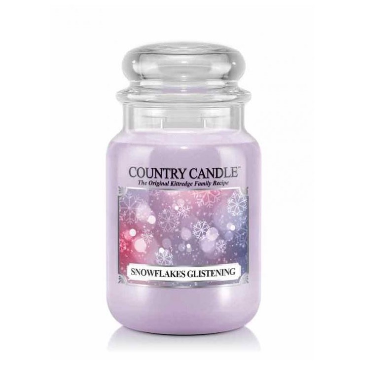Duża świeca Snowflakes Glistening Country Candle Duża świeca Snowflakes Glistening Country Candle