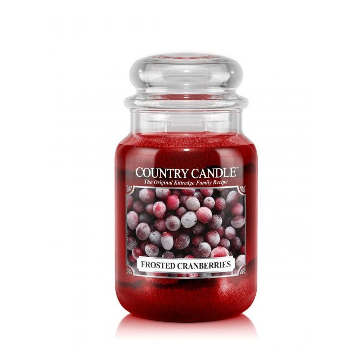 Duża świeca Frosted Cranberries Country Candle Duża świeca Frosted Cranberries Country Candle
