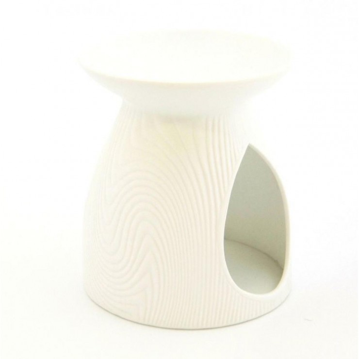 Kominek do wosków Porcelanowy wzór biały Kominek do wosków Porcelanowy wzór biały