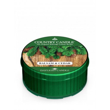 Daylight świeczka Balsam & Cedar Country Candle