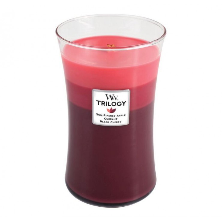 Duża Świeca Summer Fruits WoodWick Duża Świeca Summer Fruits WoodWick