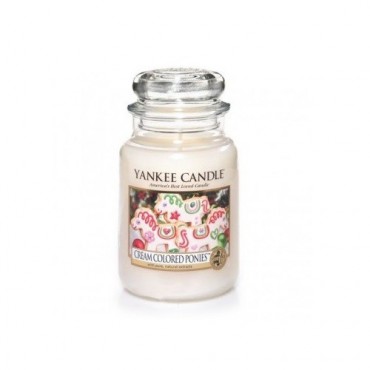 Duża świeca Cream Colored Ponies Yankee Candle