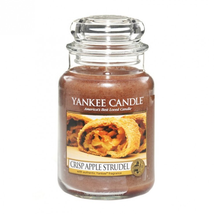 Duża świeca Crisp Apple Strudel Yankee Candle Duża świeca Crisp Apple Strudel Yankee Candle