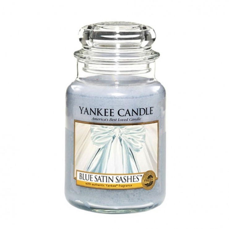 Duża świeca Blue Satin Sashes Yankee Candle Duża świeca Blue Satin Sashes Yankee Candle