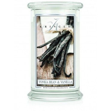 Duża świeca Tonka Bean & Vanilla Kringle Candle
