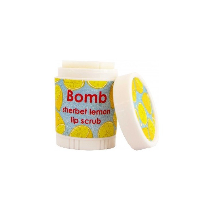 Delikatny scrub do ust CYTRYNOWY SORBET Bomb Cosmetics Delikatny scrub do ust CYTRYNOWY SORBET Bomb Cosmetics