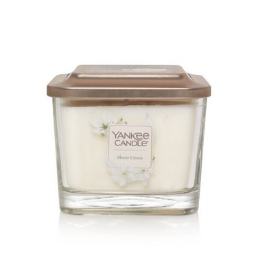 Elevation średnia świeca Sheer Linen Yankee Candle