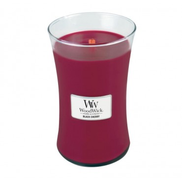 Duża Świeca Black Cherry WoodWick