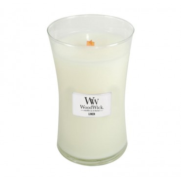 Duża Świeca Linen WoodWick