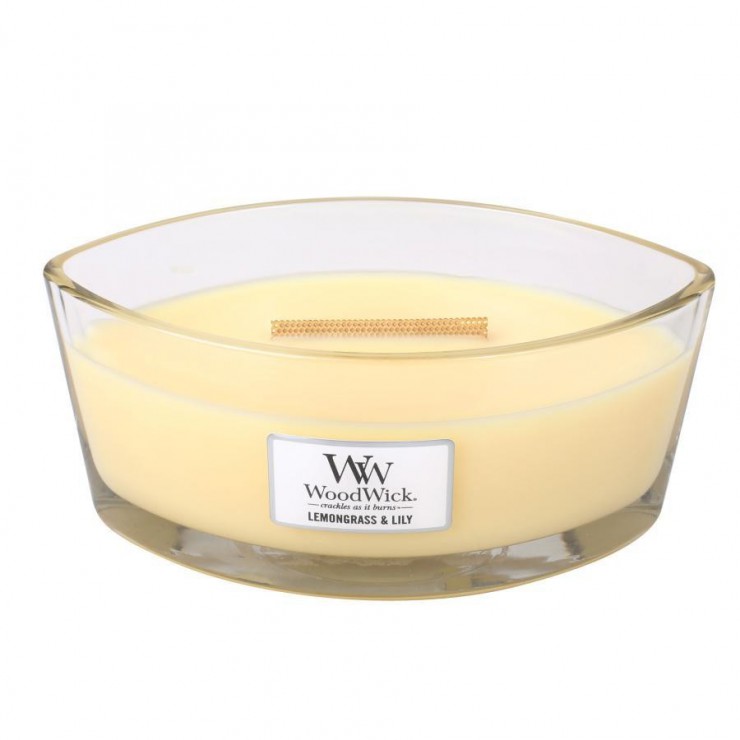 Świeca Hearthwick Lemongrass & Lilly WoodWick Świeca Hearthwick Lemongrass & Lilly WoodWick
