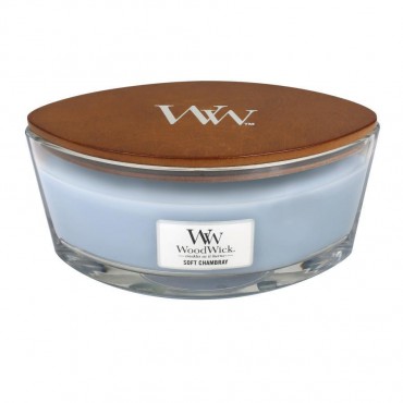 Świeca Hearthwick Soft Chambray WoodWick