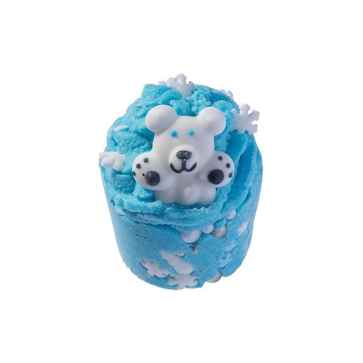 Kremowa babeczka do kąpieli Mroźny Miś Bomb Cosmetics Kremowa babeczka do kąpieli Mroźny Miś Bomb Cosmetics